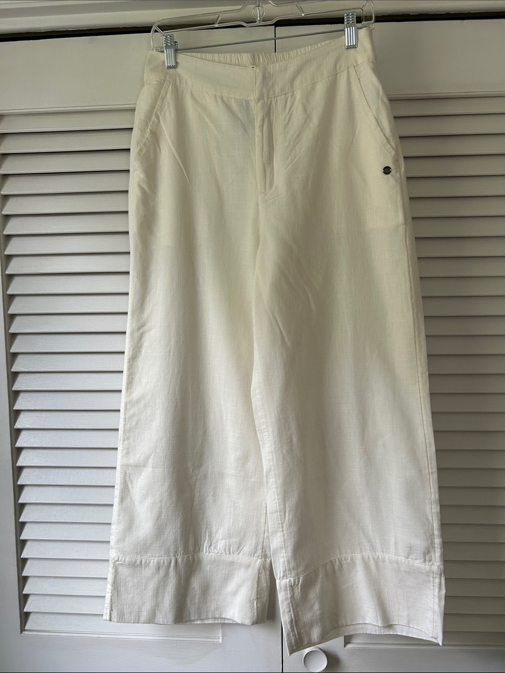 Roxy Cream Wide-Leg Women's Chino Pants